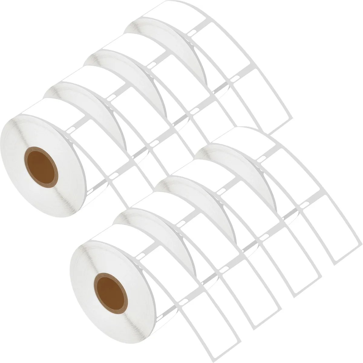 GREENCYCLE GREENCYCLE DM-30347 1" x 1-1/2" 750 Labels Per Roll 8 Pack Book Spine Labels — product photo