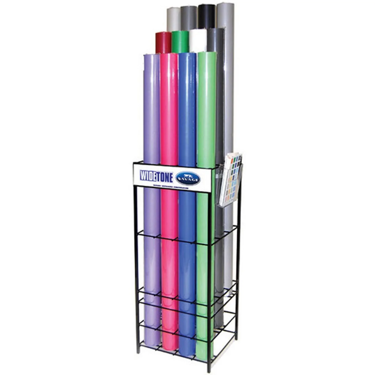 SAVAGE SAVAGE 53" Translum Paper Roll Floor Display Stand — 12 rolls, 15 x 12 x 36 — product photo