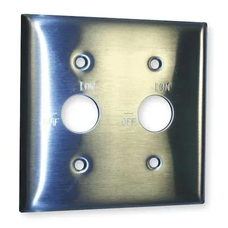 Hubbell Incorporated Hubbell Incorporated SS22RKL Barrel Key Switch Plate — product photo