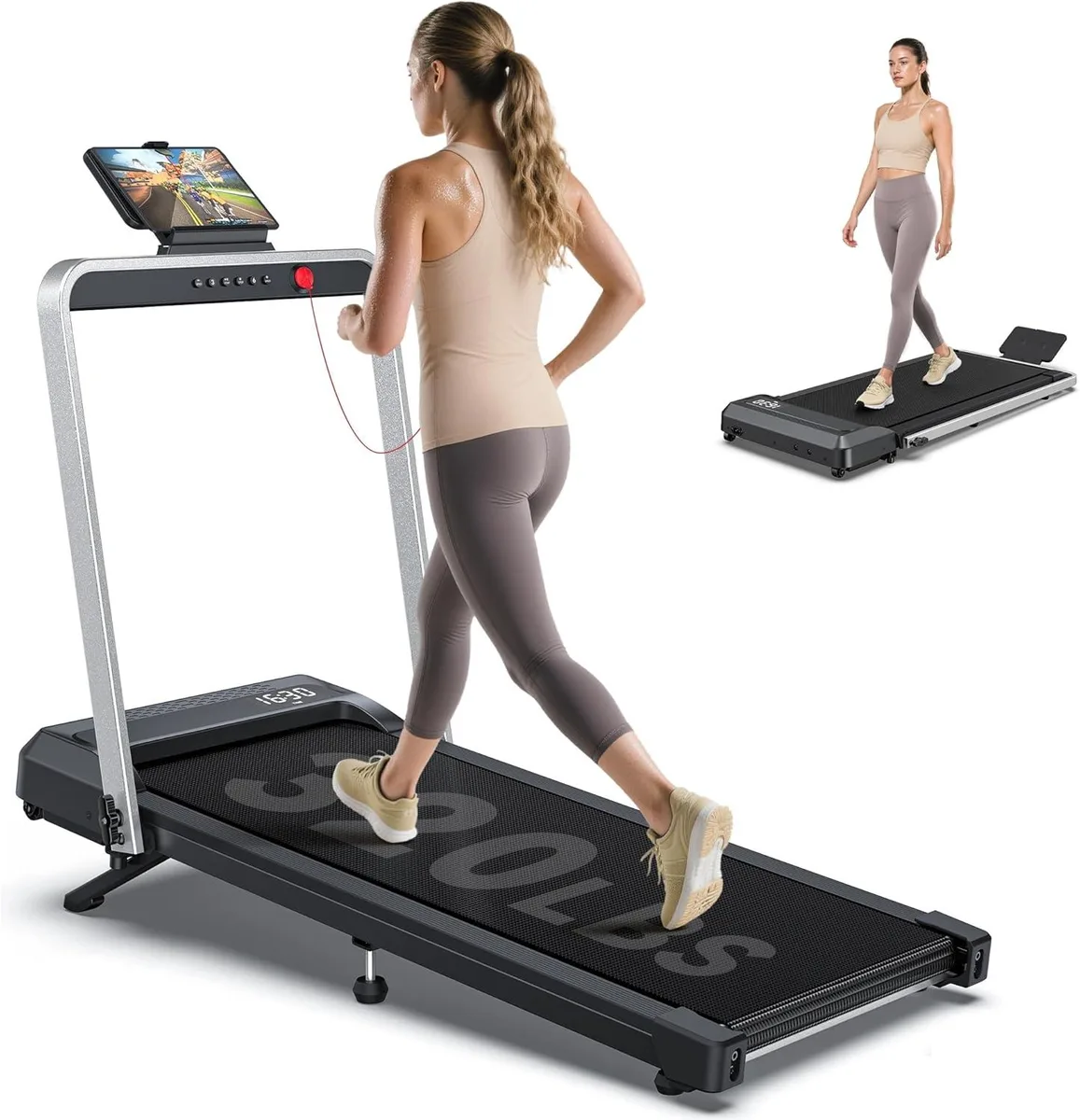TAURKENAM TAURKENAM 10% Incline Walking Pad Treadmill 320lb home gym — product photo