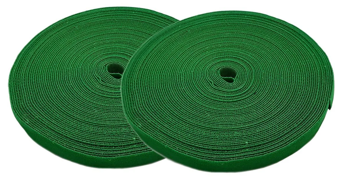 iMBAPrice iMBAPrice Green Cable Fastening Tape 2-Pack .75 in 25 yd — product photo