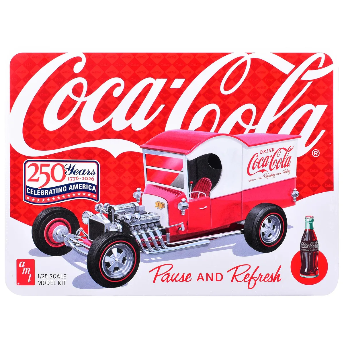 AMT AMT Ford Model T Panel Coca-Cola 1/25 Scale Hobby Collectible 191 Parts — product photo