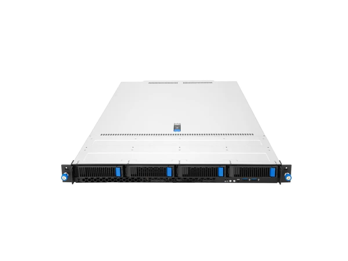 ASUS ASUS RS700-E12-RS4U-2KW10G barebone server 1U dual Xeon 6 32 DDR5 4 NVMe 2000W — product photo