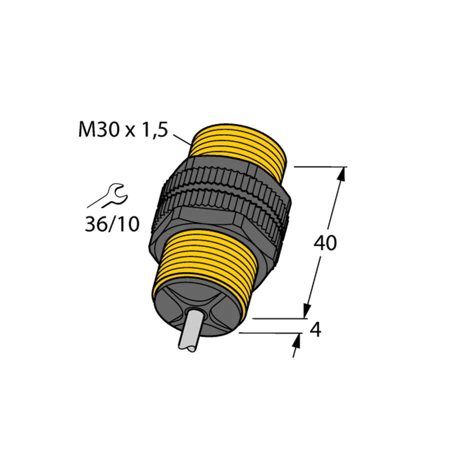 Turck Turck NI15-P30-Y1 10098 inductive sensor M30×1.5 15mm NAMUR — product photo