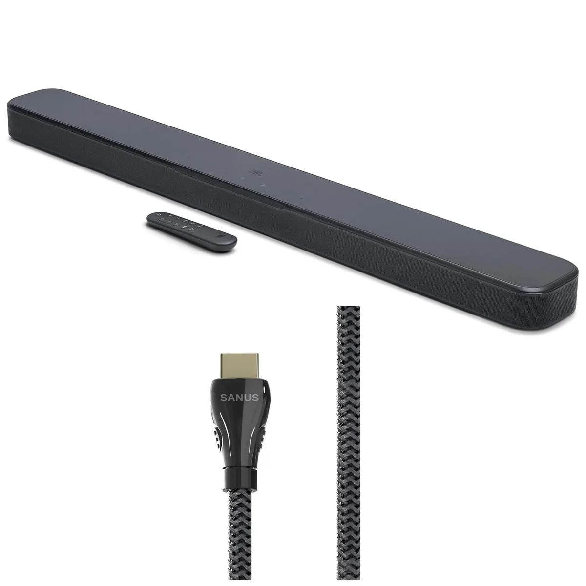 JBL JBL BAR-300-MK2 5.0 Dolby Atmos Soundbar with Sanus 2m HDMI Cable — product photo