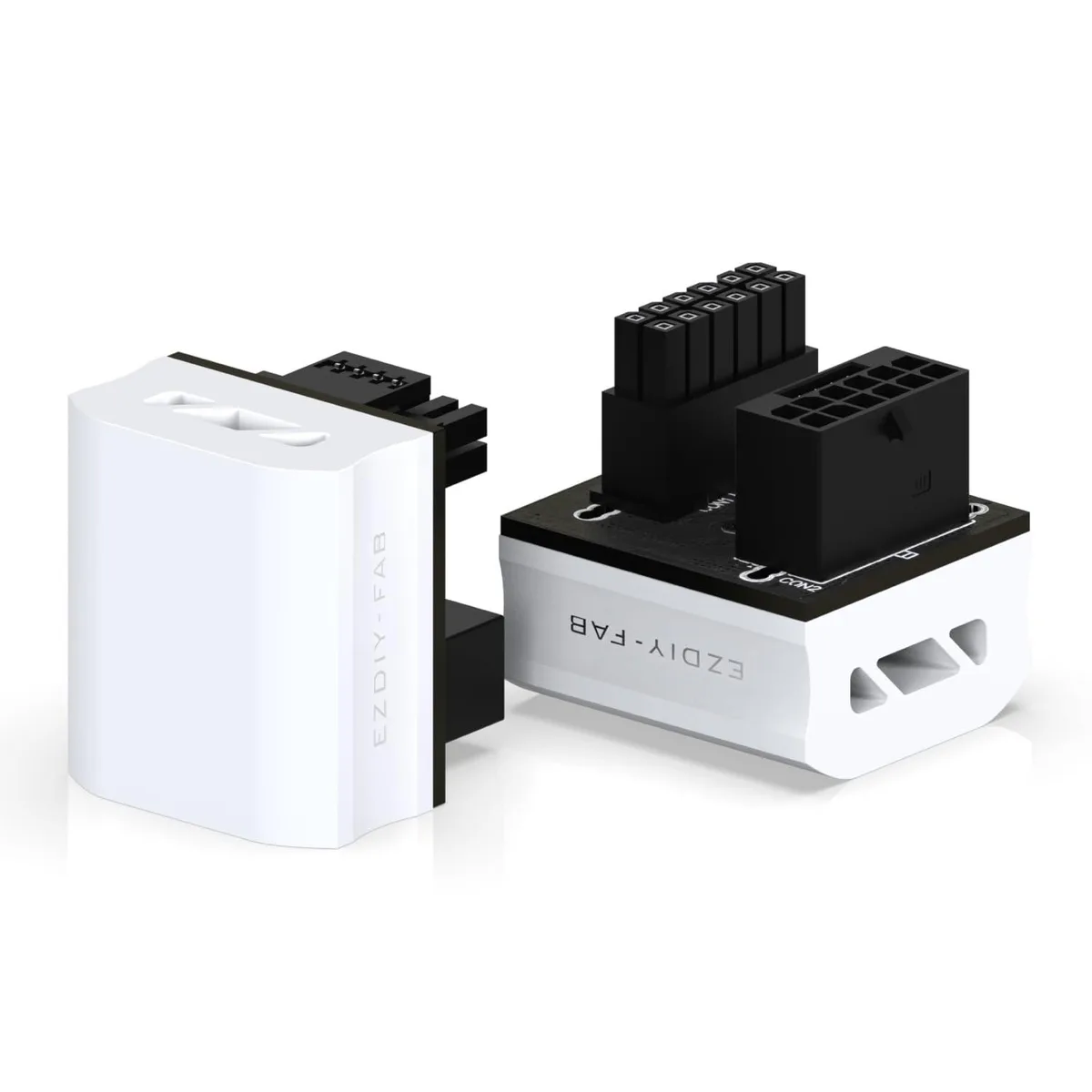 WRIARICH WRIARICH 12VHPWR 12+4 Pin Angle Power Adapter 180° STD White — product photo