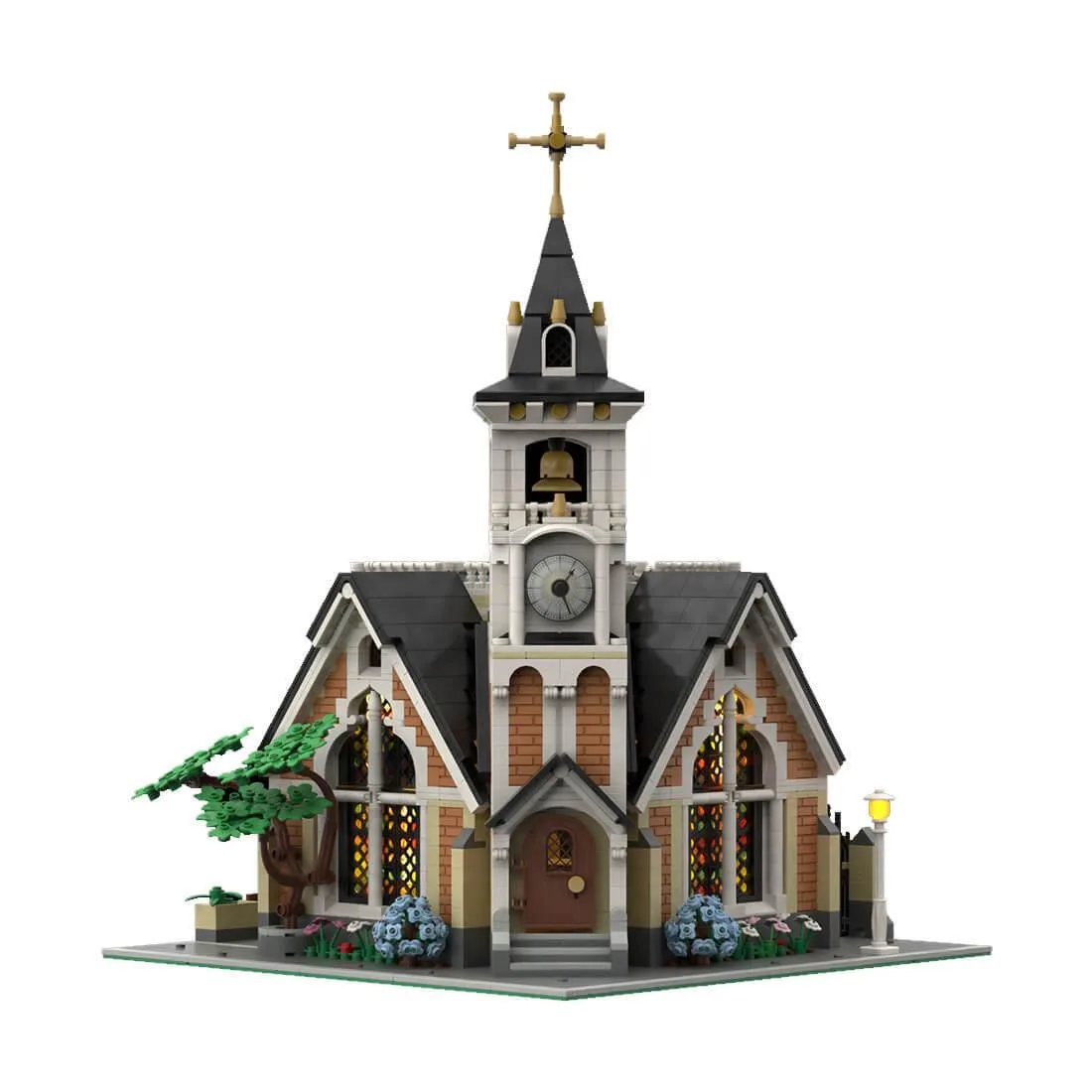 ZITIANYOUBUILD ZITIANYOUBUILD MOC-171047 Medieval St. Joseph Memorial Church 3117PCS — product photo
