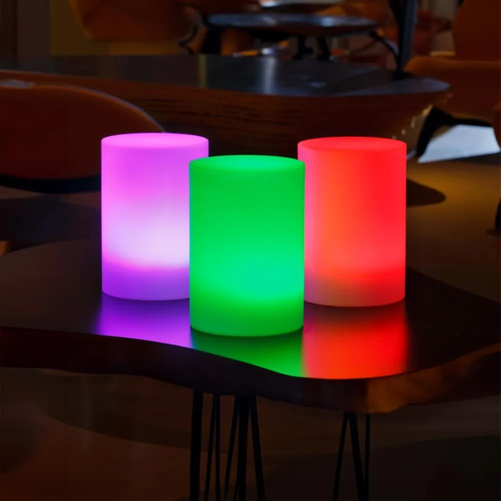 Vandue Corporation Vandue Corporation LED Glowing Cylinder Pillar 3.9" White — product photo