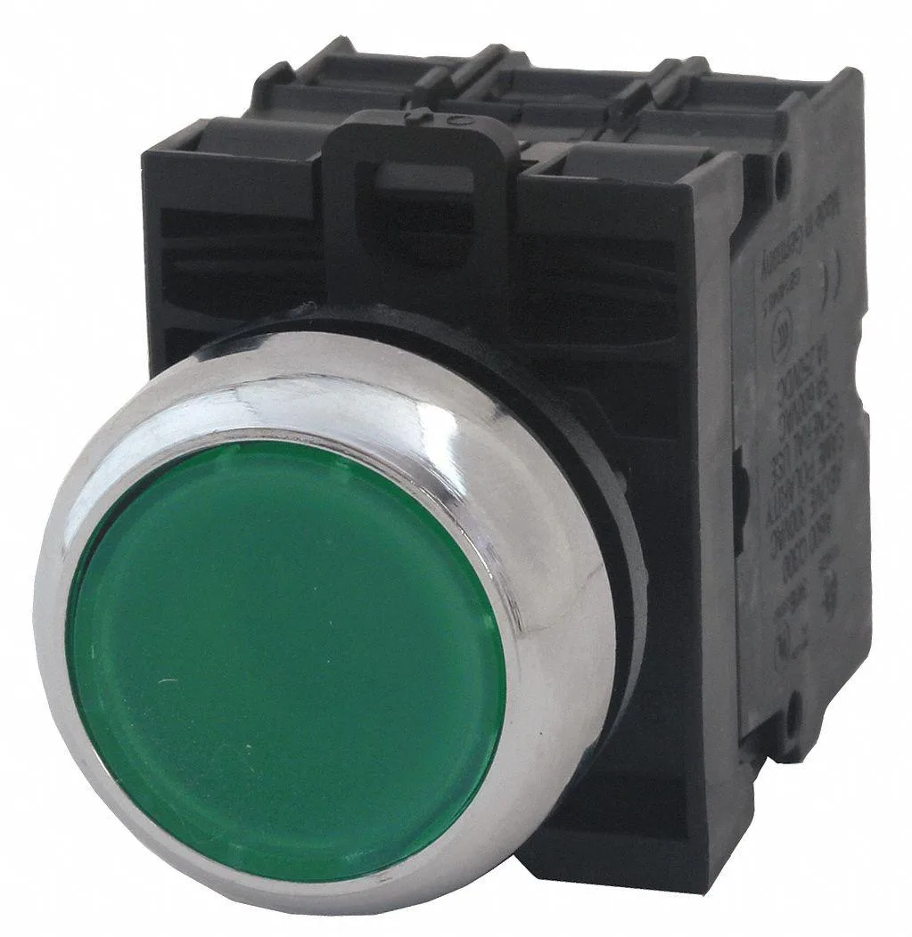Eaton Eaton M22M-DL-G-K20-G Illuminated Push Button 22 mm Green 2NO — product photo