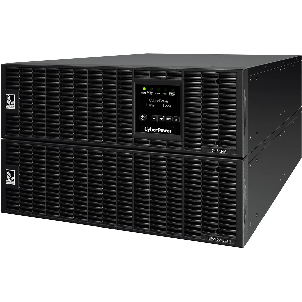 CyberPower CyberPower OL6KRT 6000VA 5400W UPS 200-240V NEMA L6-30P 6U Rack Tower 4 Outlets LCD — product photo