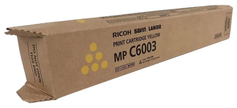 Ricoh Ricoh 841850 yellow toner cartridge 22500 pages — product photo