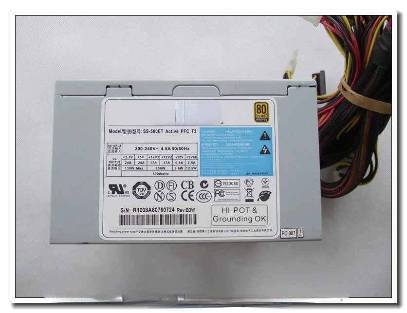 KHACHIMO KHACHIMO SS-500ET ACTIVE PFC T3 500W IPC power supply — product photo