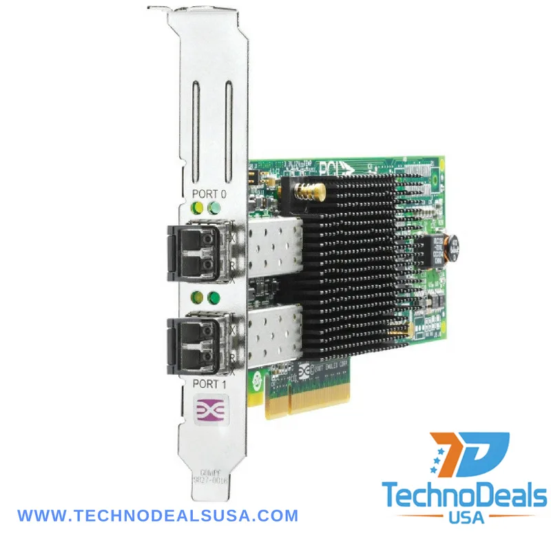 HPE HPE AJ763A Compaq StorageWorks Dual Port Fibre Channel Host Bus Adapter switch module — product photo