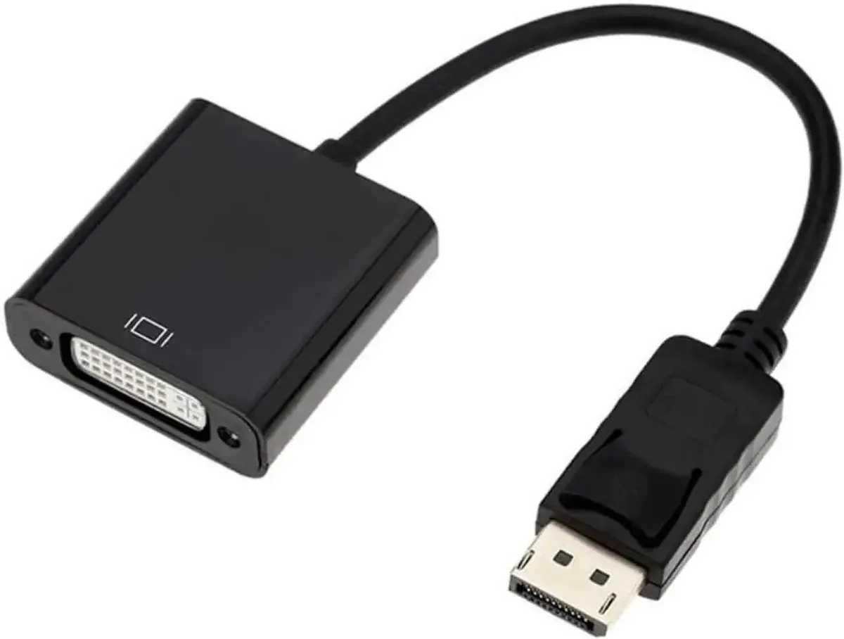 SMUGDESK SMUGDESK DisplayPort Male to DVI Female Adapter Converter Unidirectional 1080P — product photo
