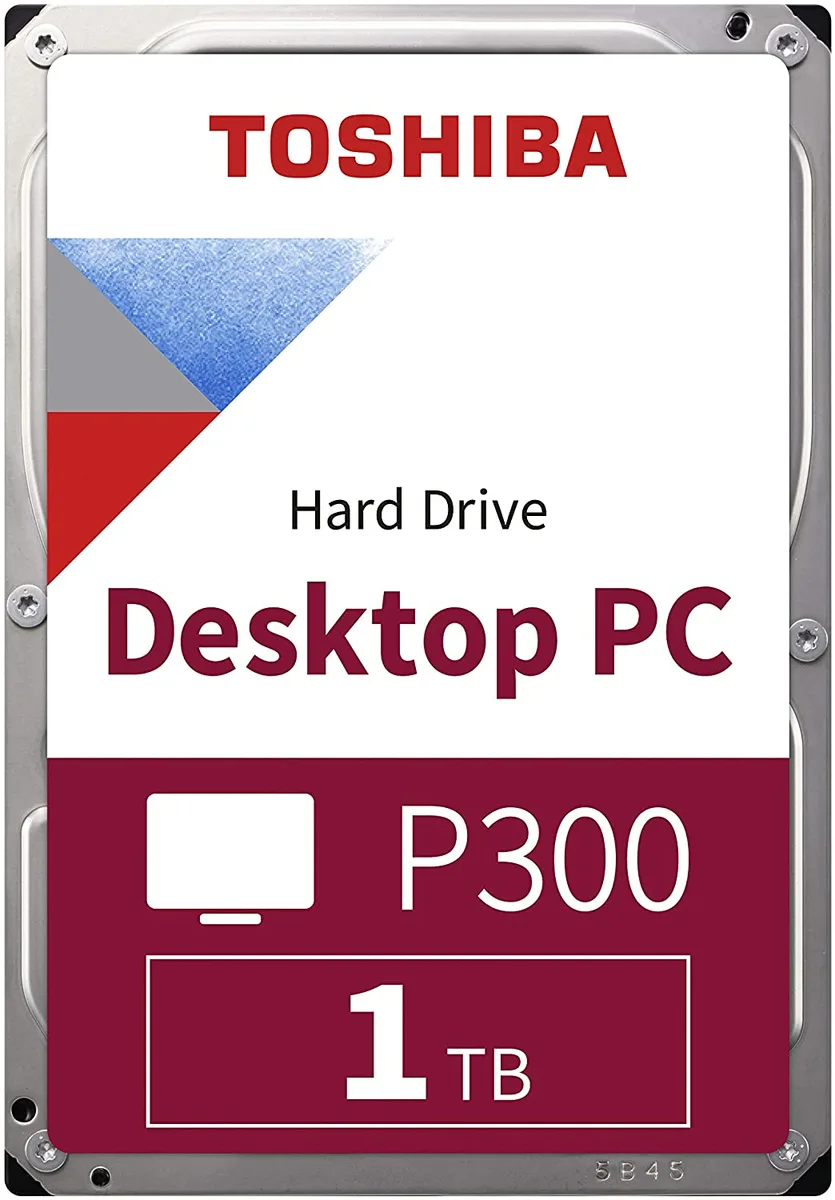 Toshiba Toshiba P300 HDWD110UZSVA 1TB 7200 RPM 64MB SATA 3.5" internal hard drive — product photo
