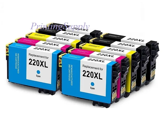 Ninestar Technology Ninestar Technology 10 Pack 220XL High-Yield Ink Cartridges BK/C/M/Y — product photo