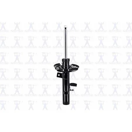 FCS Struts 335893L suspension strut assembly, silver metal body with coiled spring