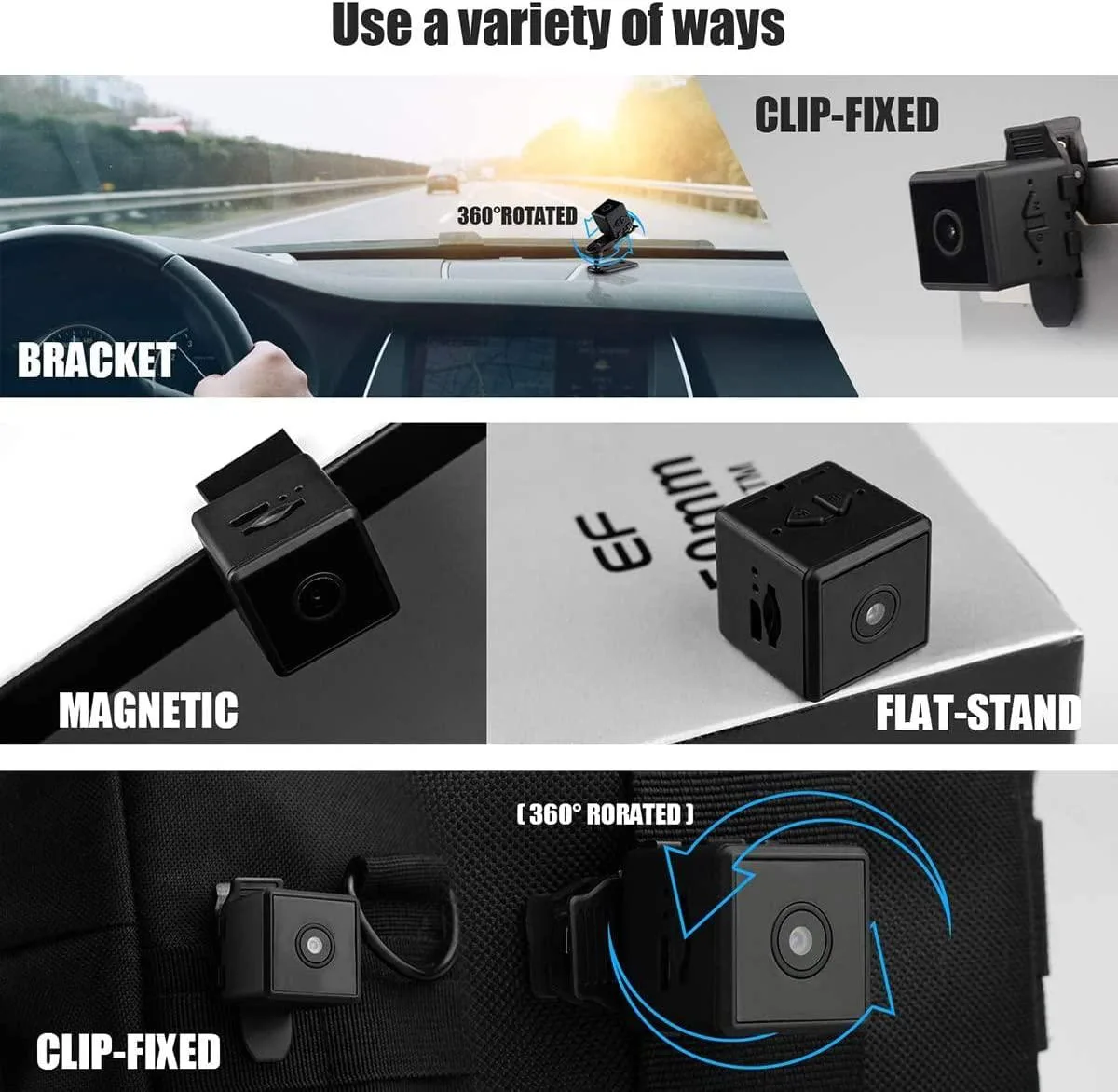 Computerzone Computerzone Mini Spy Camera No WiFi SD 128 GB 100 min — product photo
