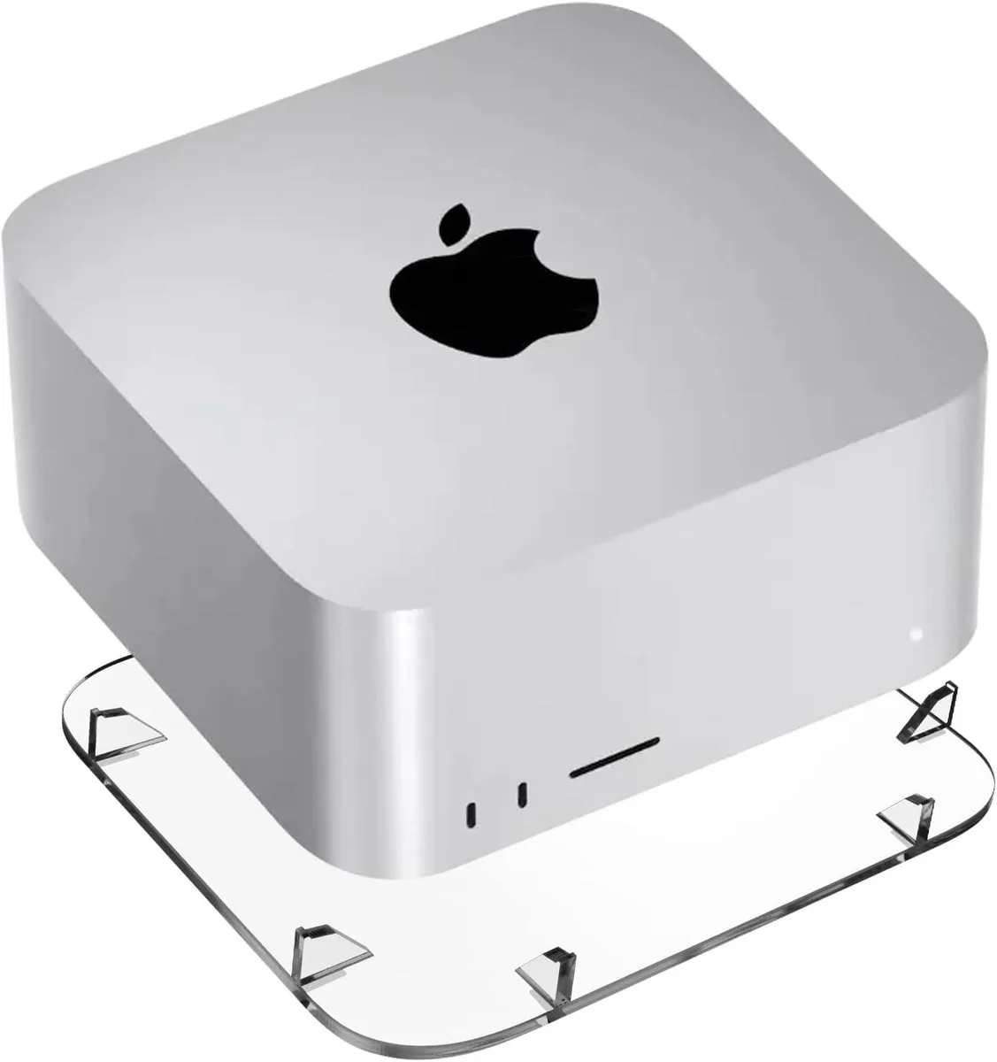 PISKEKAT PISKEKAT Acrylic Desktop Stand for Mac Studio &amp; Mac mini, Clear — product photo