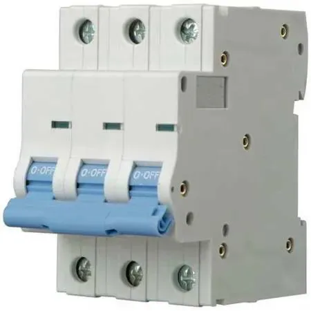 Dayton Dayton 5ZVC3 Circuit Breaker NDB2-63 C2/3 2A 3P 480V 7.5kA — product photo