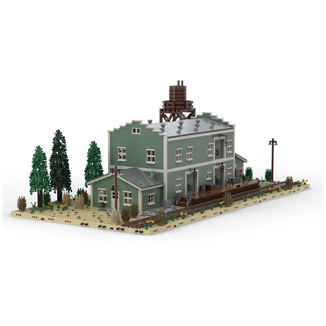 ZITIANYOUBUILD ZITIANYOUBUILD Custom Moc-115689 Canning Company Rail Side Industry 8832 Parts — product photo