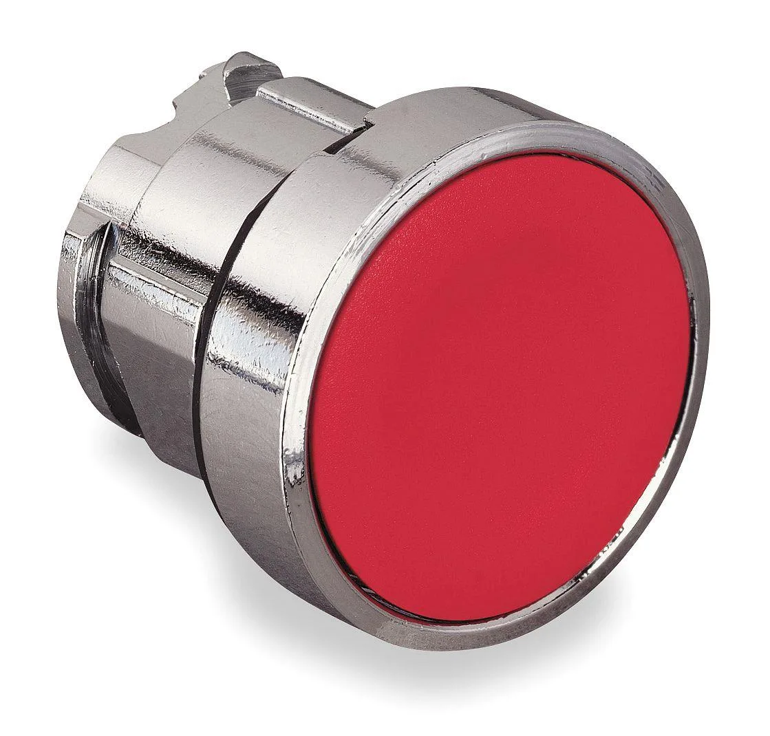 Schneider Electric Schneider Electric ZB4BA4 22 mm Flush Push Button Red — product photo