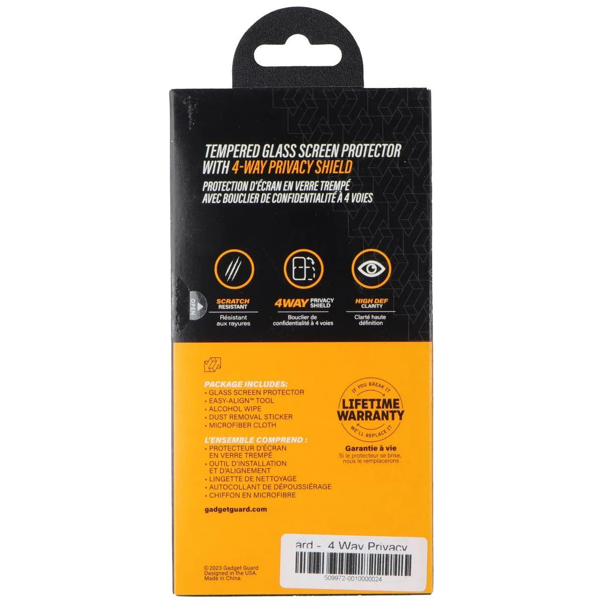 Invisible Gadget Guard Invisible Gadget Guard Glass Privacy Screen Protector for iPhone 15 Pro — product photo