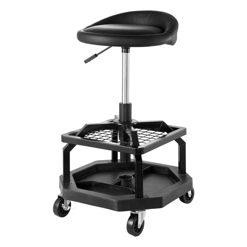 VEVOR VEVOR Rolling Shop Stool 300 lbs Adjustable Height with Caster — product photo