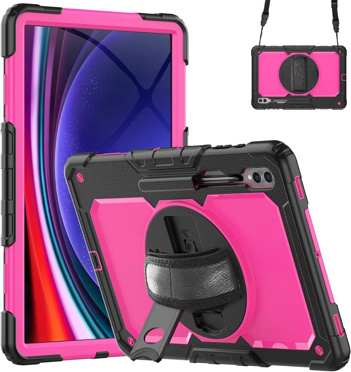 Timoom Timoom Heavy Duty Case for Galaxy Tab S10/S9/S8 Ultra 14.6" RosePC — product photo