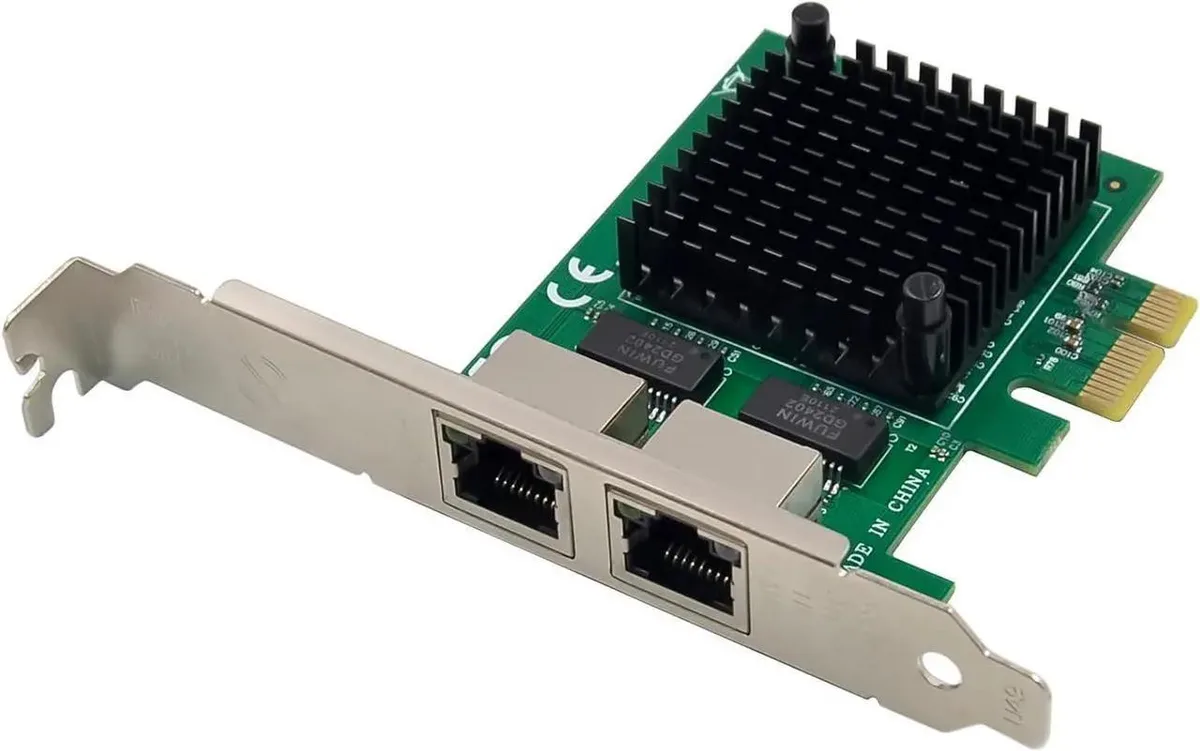 SMUGDESK SMUGDESK Dual Port 2.5GBase-T PCIe 3.1 x1 Network Adapter Intel I225-V / I226-V — product photo