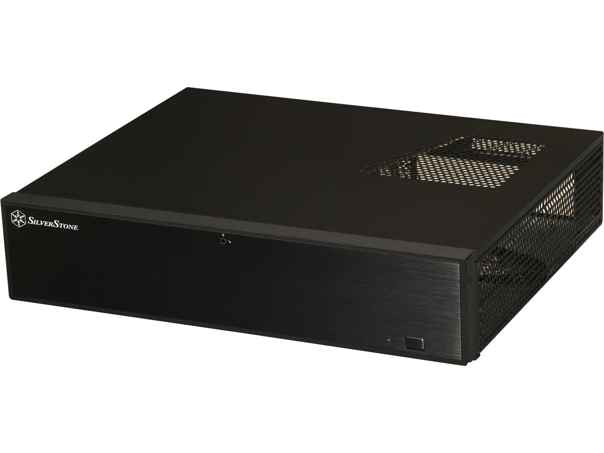 Silverstone Silverstone ML04B Micro-ATX HTPC PC Case Black — product photo
