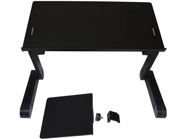 Uncaged Ergonomics Uncaged Ergonomics WorkEZ Adjustable Keyboard Stand Black 18 inch height 180 degree tilt office furniture — product photo