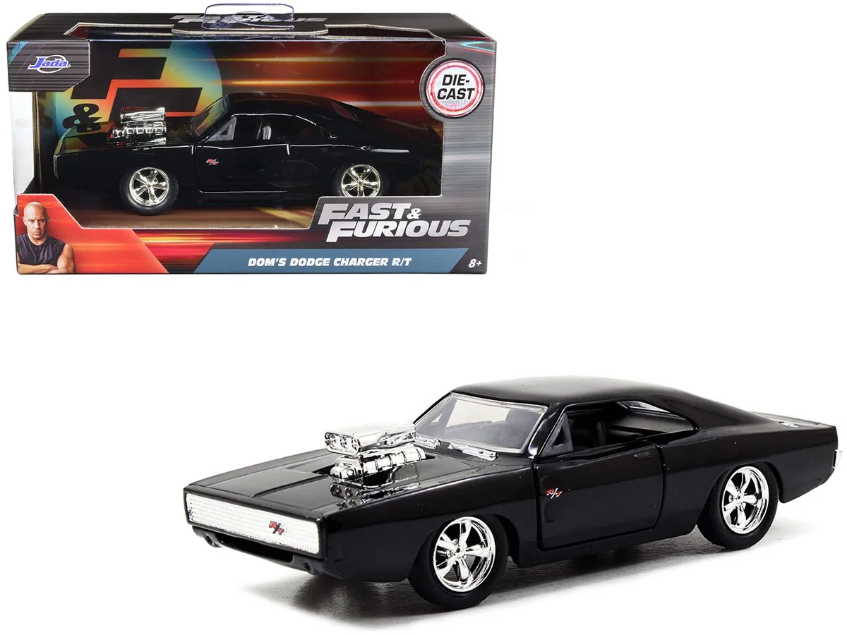 Jada Jada Dom's Dodge Charger R/T Black Fast & Furious 7 1/32 Diecast hobby collectible — product photo