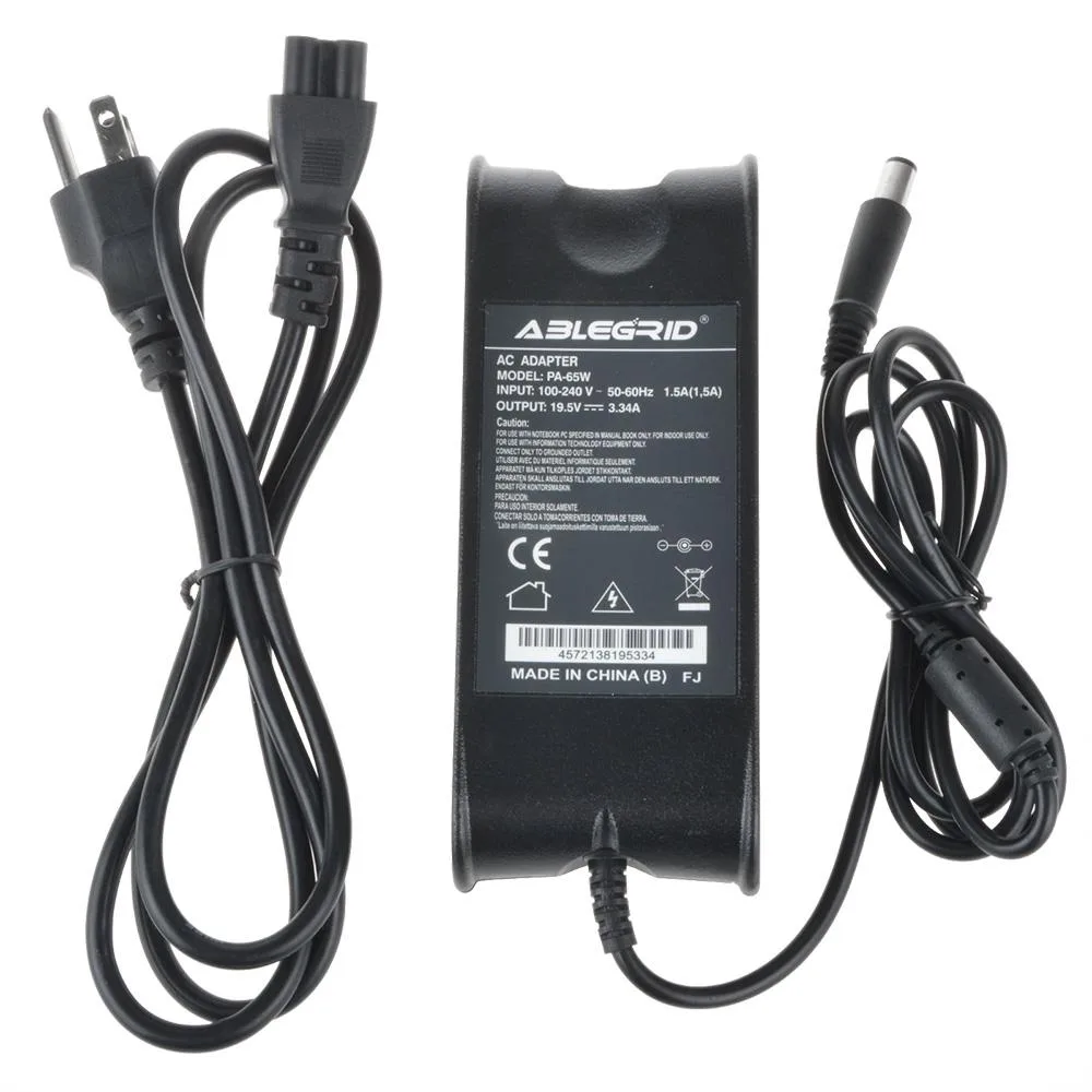 ABLEGRID ABLEGRID AC DC Adapter for HP Pavilion 27c J9G67AA#ABA 27 Curved Monitor Power Supply 1.5m Black — product photo