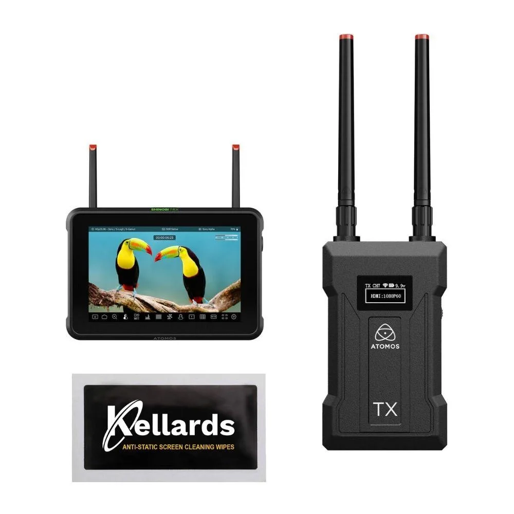 Atomos Atomos Shinobi 7 RX 7" HDR Monitor Bundle with TX 4K/HD Wireless Transmitter — product photo