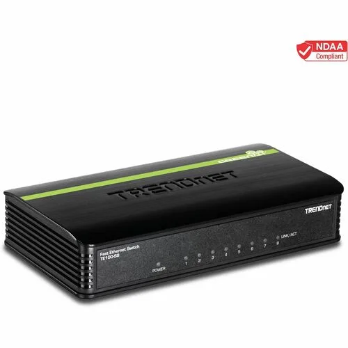 TRENDnet TRENDnet TE100-S8 8-Port 10/100 Mbps network switch — product photo