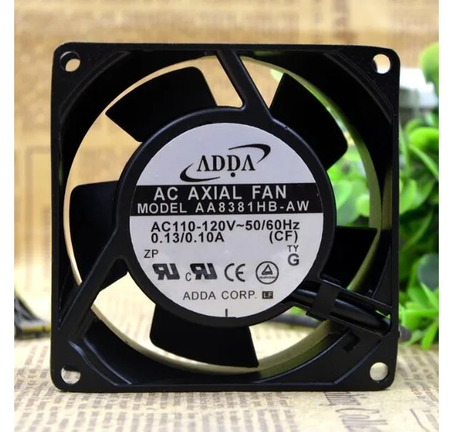Fans Fans AA8381HS-AWSize 8038 110V 0.13A AC case fan — product photo
