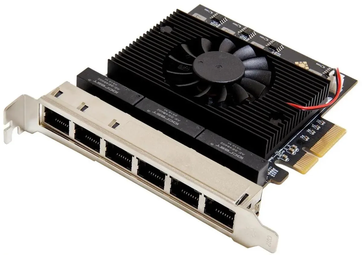 SMUGDESK SMUGDESK 6Port 2.5 Gigabit PCIe x4 Network Card — product photo