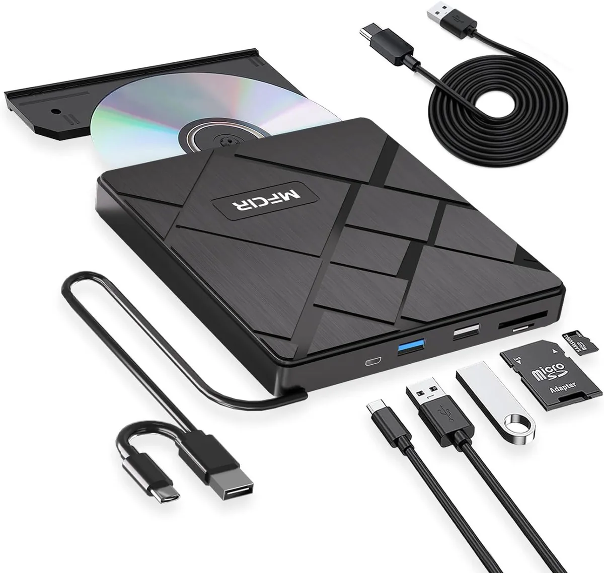 FANTEC FANTEC Blu-ray Player USB 3.0 8x DVD-R 24x CD Write — product photo