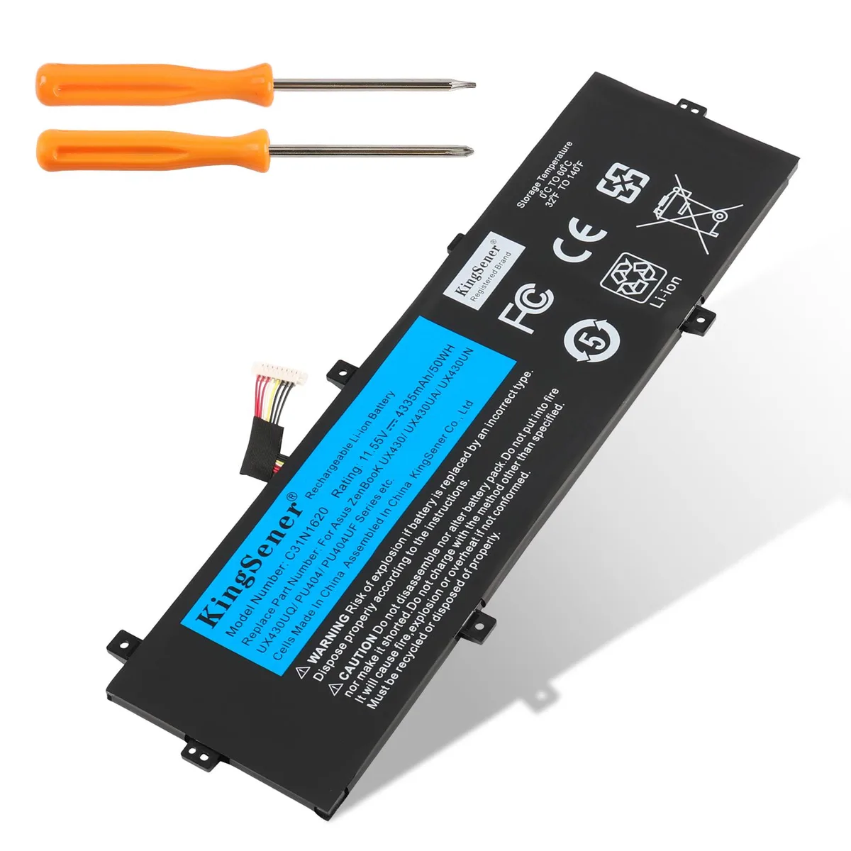 KingSener KingSener C31N1620 11.55V 50WH laptop battery — product photo