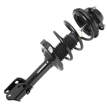 Unity 11916 front right complete strut assembly, silver metal coil spring and housing