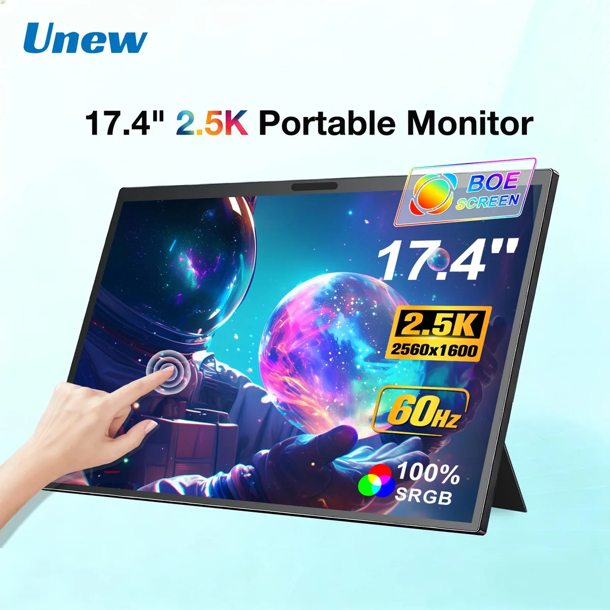 Unew Unew CX174TP-A 17.4" 2.5K Touch Portable Monitor — product photo