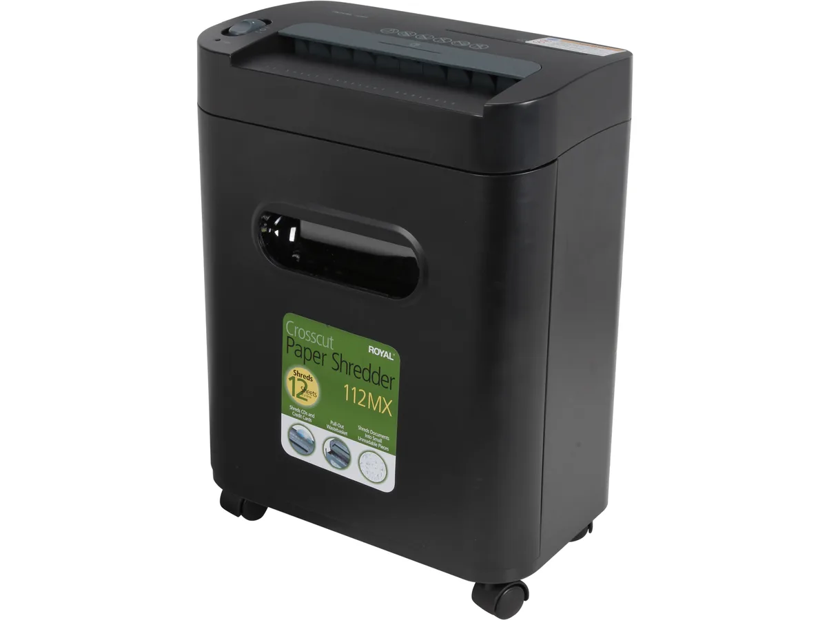 Royal Royal ROY29186X 12-Sheet Cross-Cut Shredder 15L — product photo