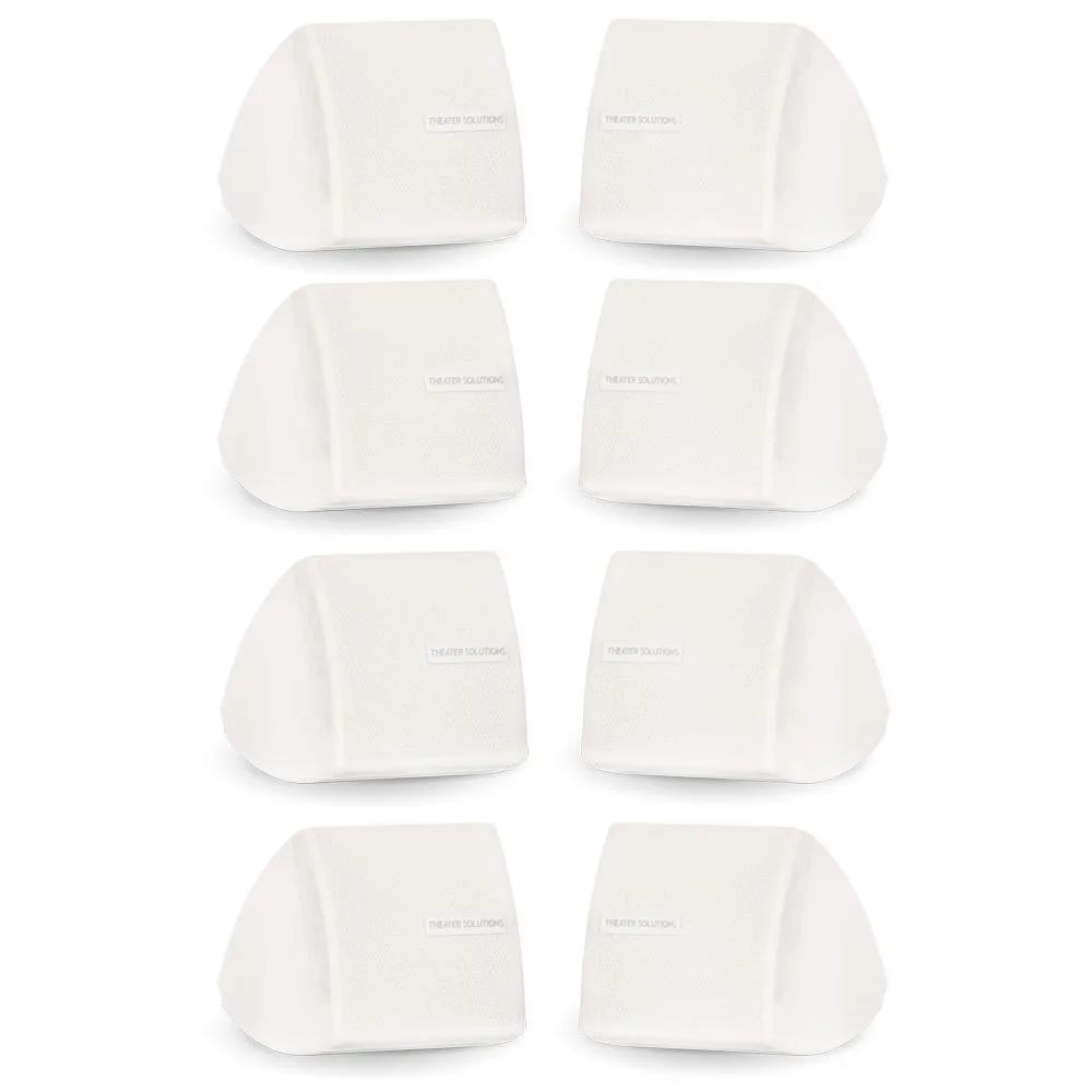 Theater Solutions Theater Solutions TS30W On-Wall Speakers White 8-Pack — product photo
