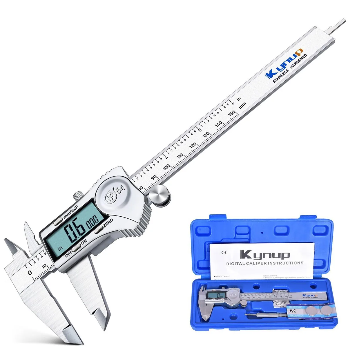  Kynup Digital Caliper 150 mm IP54 Stainless Steel — product photo