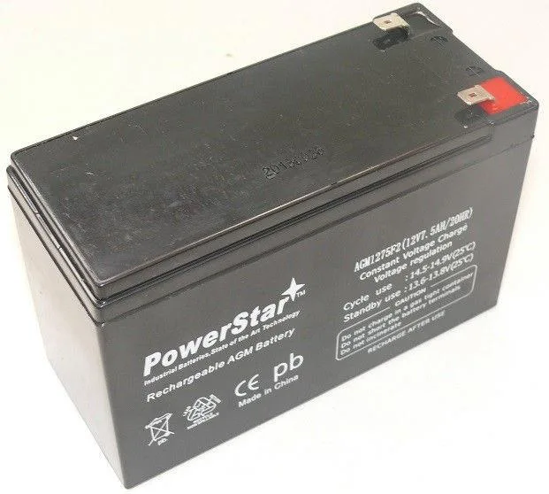 BatteryJack inc. BatteryJack inc. SLA Battery 12V 7.5ah B-613 SLA1075 AGM standard battery — product photo