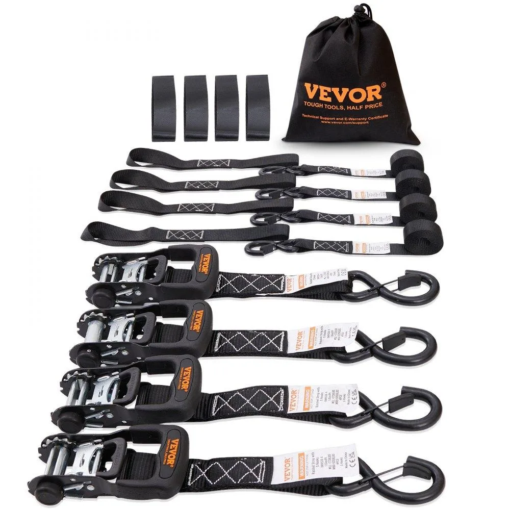 VEVOR VEVOR XMRS38-4 specialty appliance, 4-pack, 1.6" x 8', 5208 lb break strength — product photo