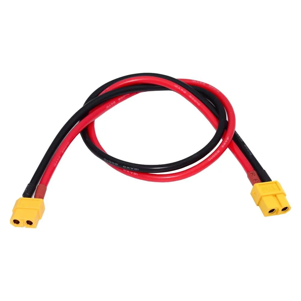 LORDWORLD LORDWORLD 12AWG XT60 Female-Female Extension Cable 1.6FT — product photo