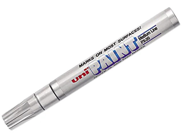 uni-ball uni-ball 63614 Metallic Silver Medium Bullet Marker — product photo