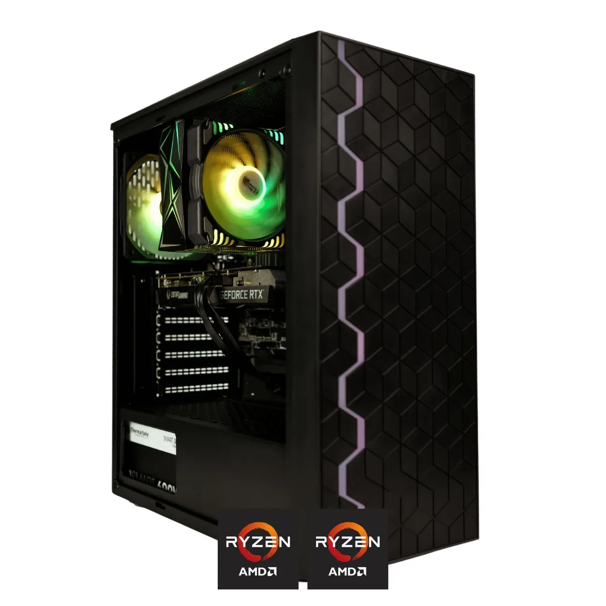 Hyper Cyber Hyper Cyber Storm X Gaming PC Ryzen 5 5600X Radeon RX 7800 XT 32GB DDR4 1TB — product photo